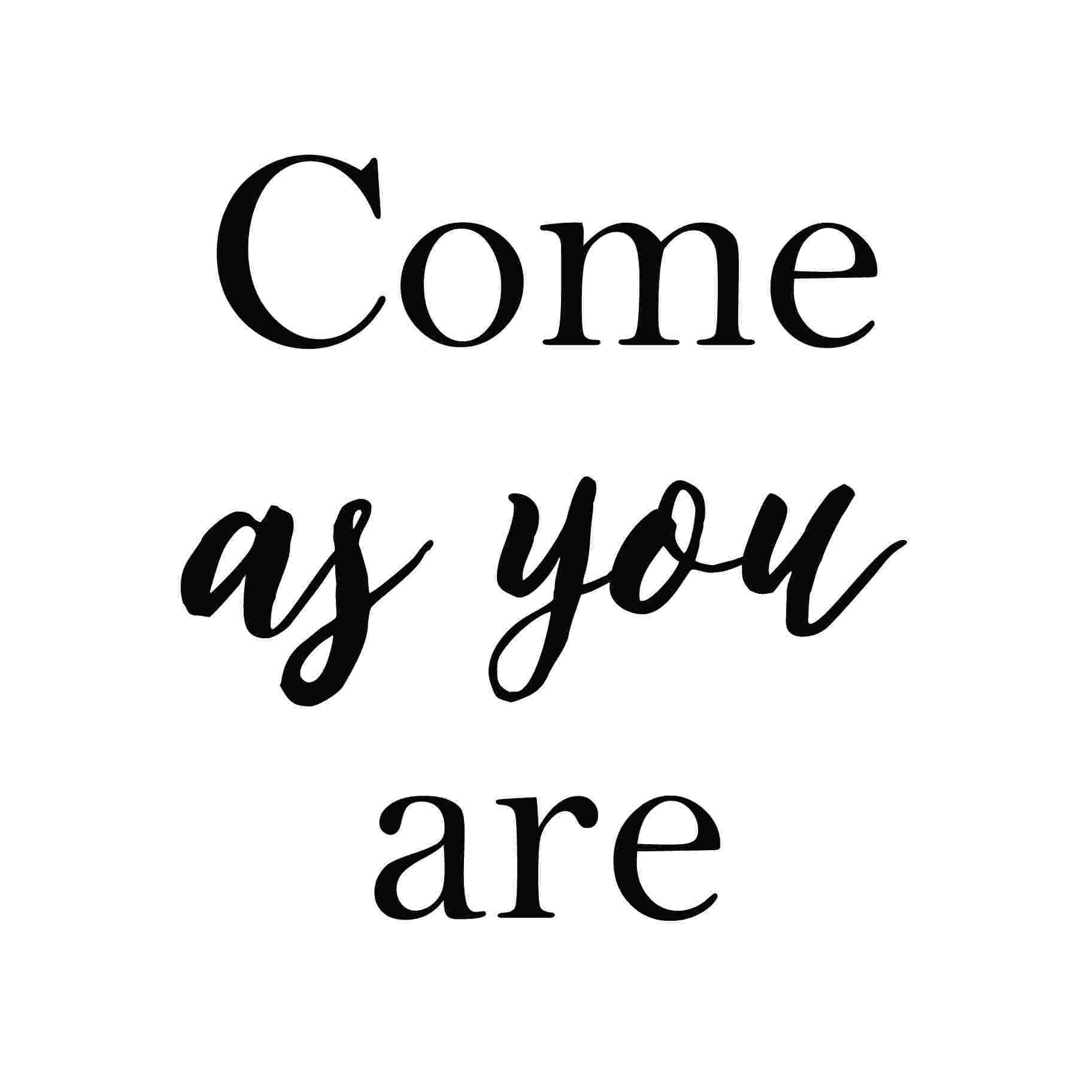 Trinx " Come As You Are Simple " Wayfair